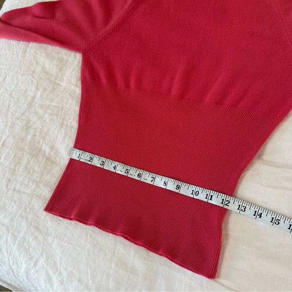 GUCCI Hot Pink 100% Cashmere Turtleneck/Cowl Neck Sweater Size Medium - Picture 11 of 14